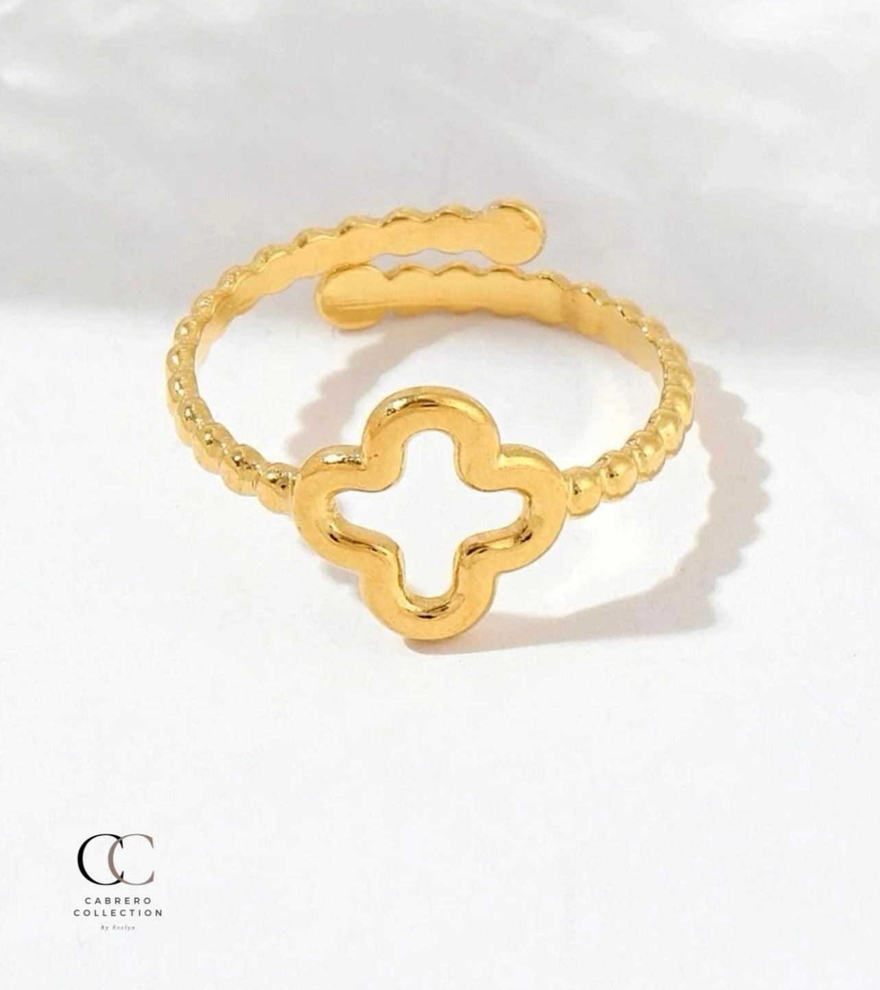 CLOVER GOLD RING